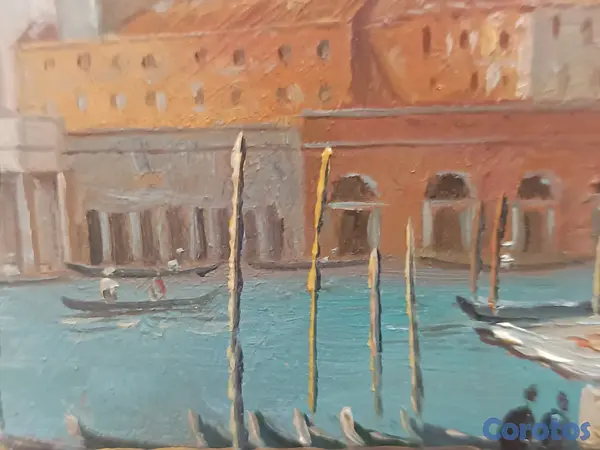 arte y antigüedades - Representa la vieja venezia  2