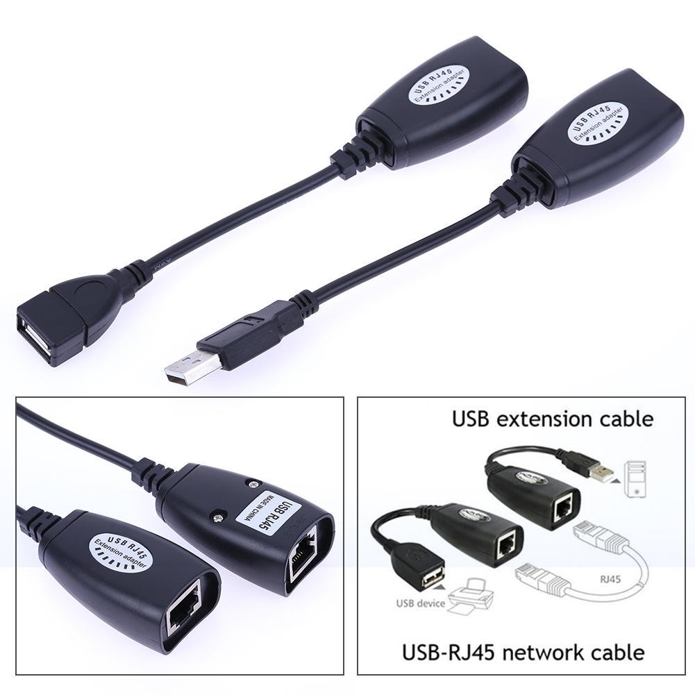accesorios para electronica - USB adaptador de extensión rj45 (150 pies) 2