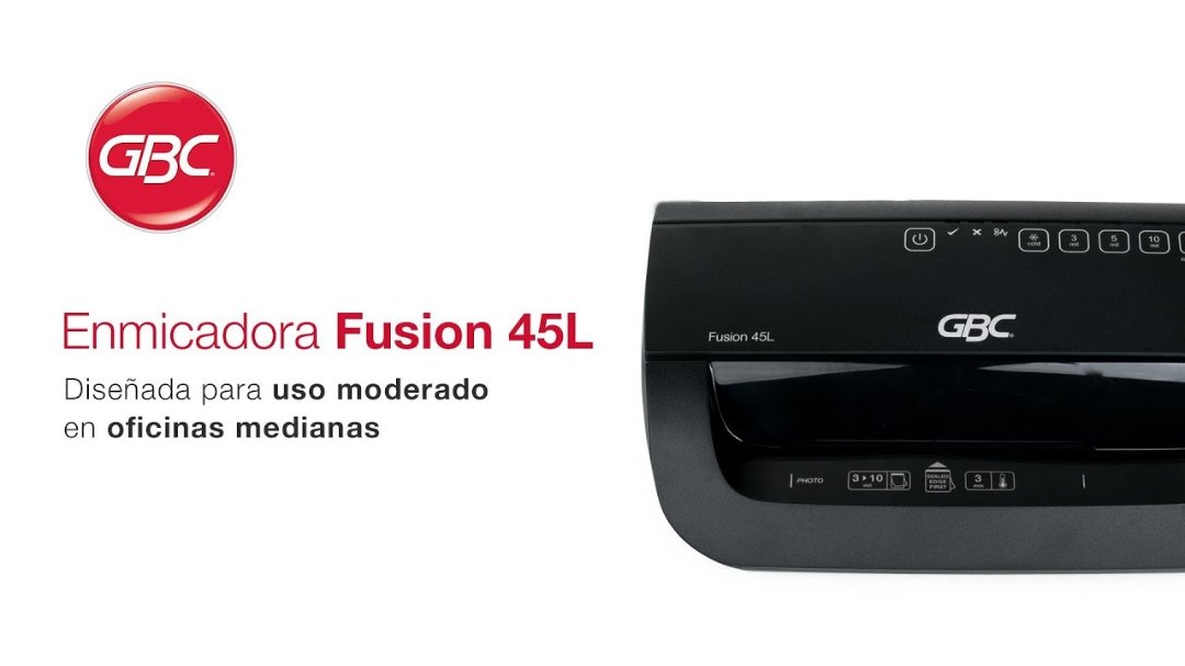 impresoras y scanners - LAMINADORA FISION 45L (4.5 pulgdas GBC P6660   laminadora  FUSION 45L para crede 1