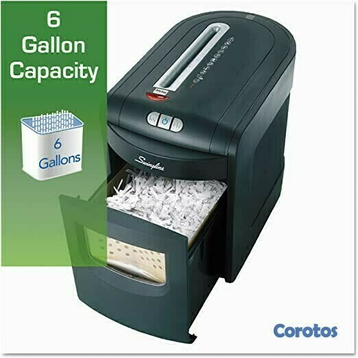 impresoras y scanners - TRITURADORA DE CORTE TRANSVERSAL SIN ATASCOS DE NIVEL P-3 DE 10 HOJAS 1