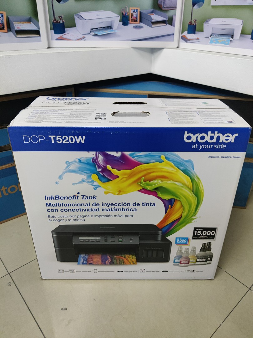 impresoras y scanners - Impresora Brother InkBenefit Tank DCP-T520W

