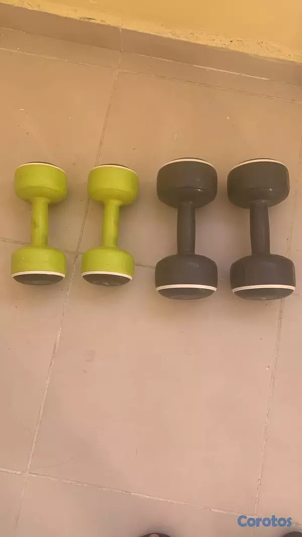 hobby y coleccion - se vende un par de mancuernas.
De 3 y 5 KG 2