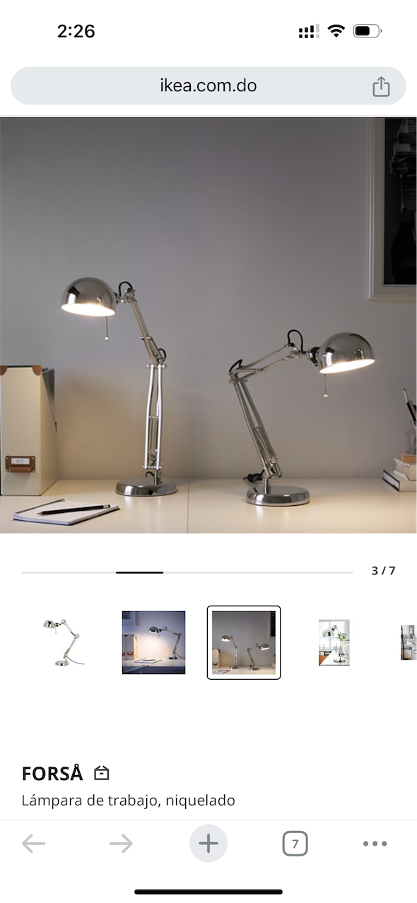 decoración y accesorios - Lampara Escritorio IKEA FORSÅ
COLOR: VERDE 9