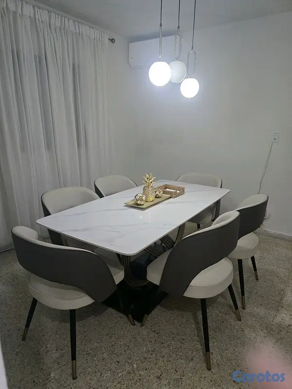 muebles y colchones - Comedor de 6 sillas 4