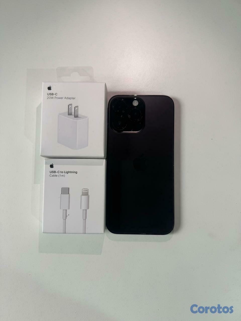 celulares y tabletas - iphone 14 pro max negro 128 GB Desbloqueado.**Somo 2