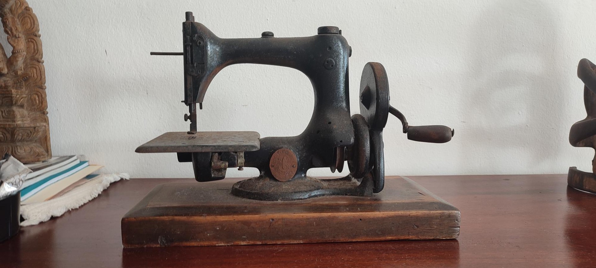 arte y antigüedades - Exquisita máquina de coser Singer, antigua 1