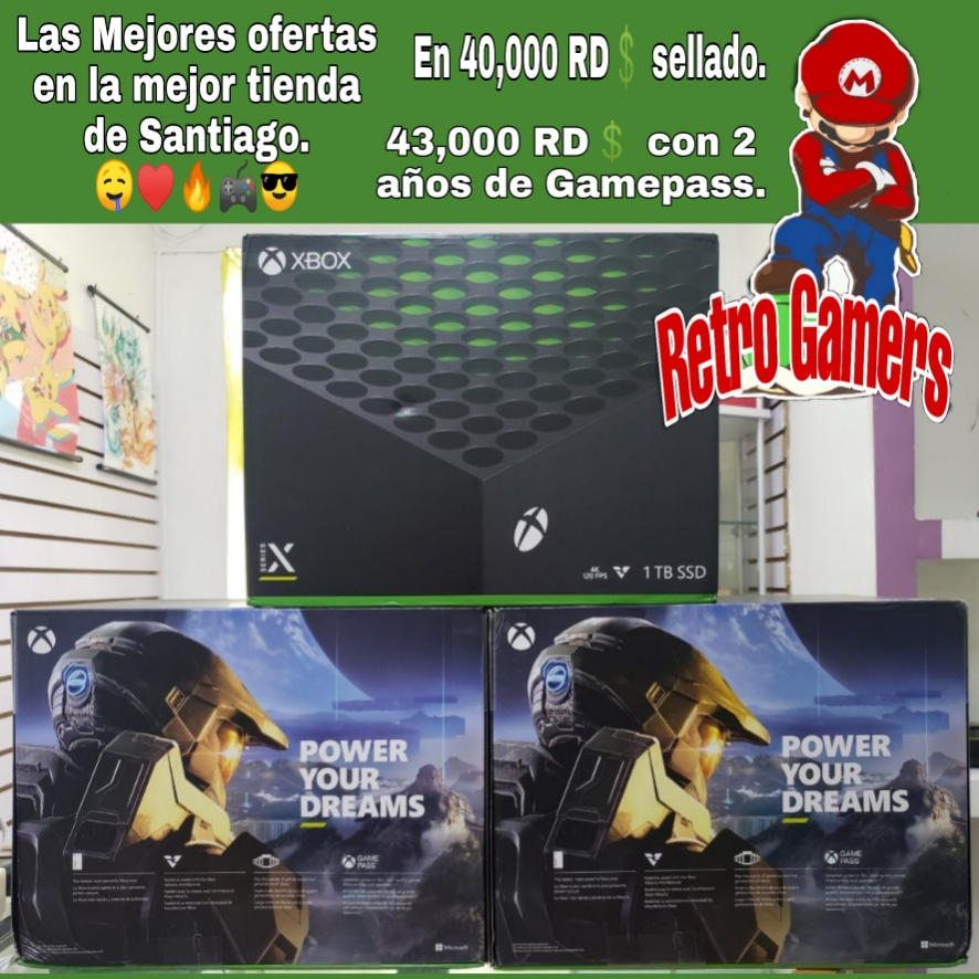 consolas y videojuegos - Xbox Series X. ¡Las mejores ofertas de Santiago! En 40,000 totalmente nuevo sell