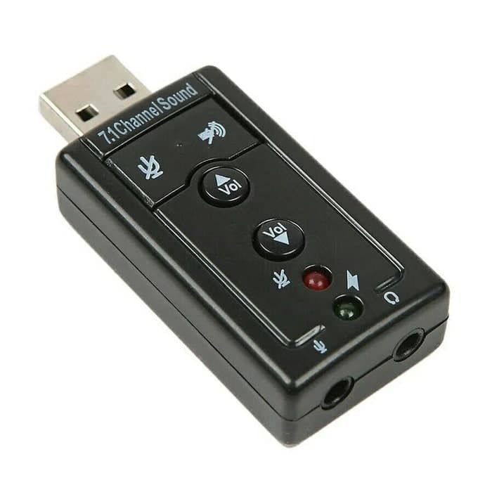 Adaptador USB de sonido - audio para PC 7.1