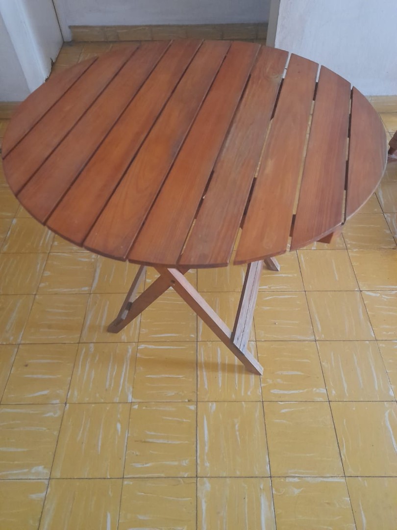 muebles y colchones - Mesa Plegable en madera  2