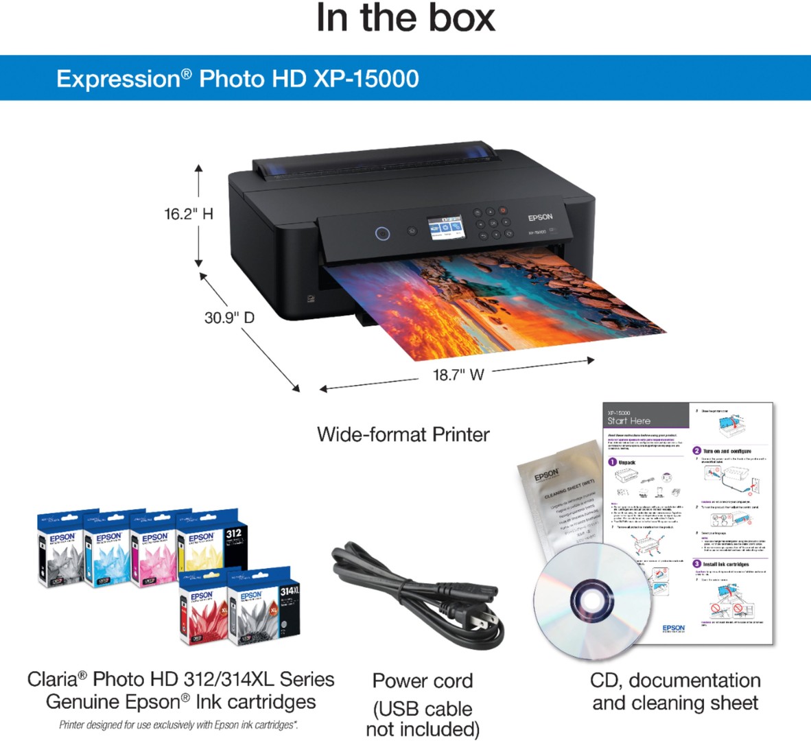 impresoras y scanners - Impresora Fotografica Epson Expression Photo HD XP-15000 inalámbrica formato A3