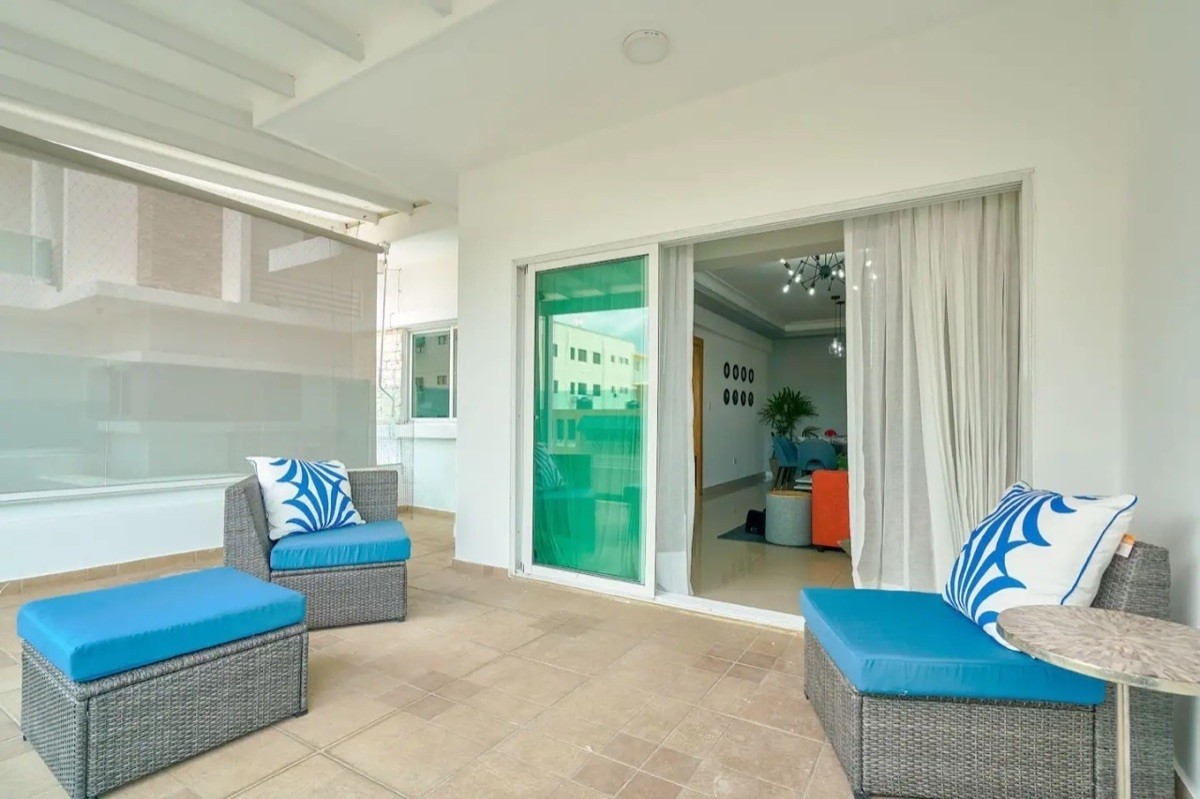 apartamentos - 🔵Apartamento 2do  piso con terraza en Urbanización Fernández 0