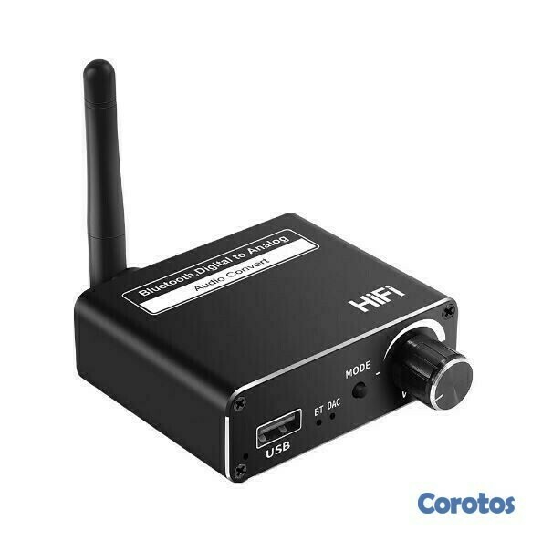 otros electronicos - Audio convertidor de audio digital a analogo con funcion de bluetooth usb D18  1