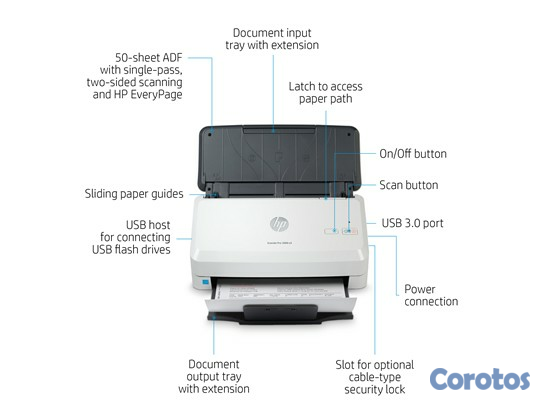 impresoras y scanners - SCANNER HP SCANJET PROFESSIONAL 3000 S4 - DOCUMENT SCANNER - 8.5 IN X 34 IN  2