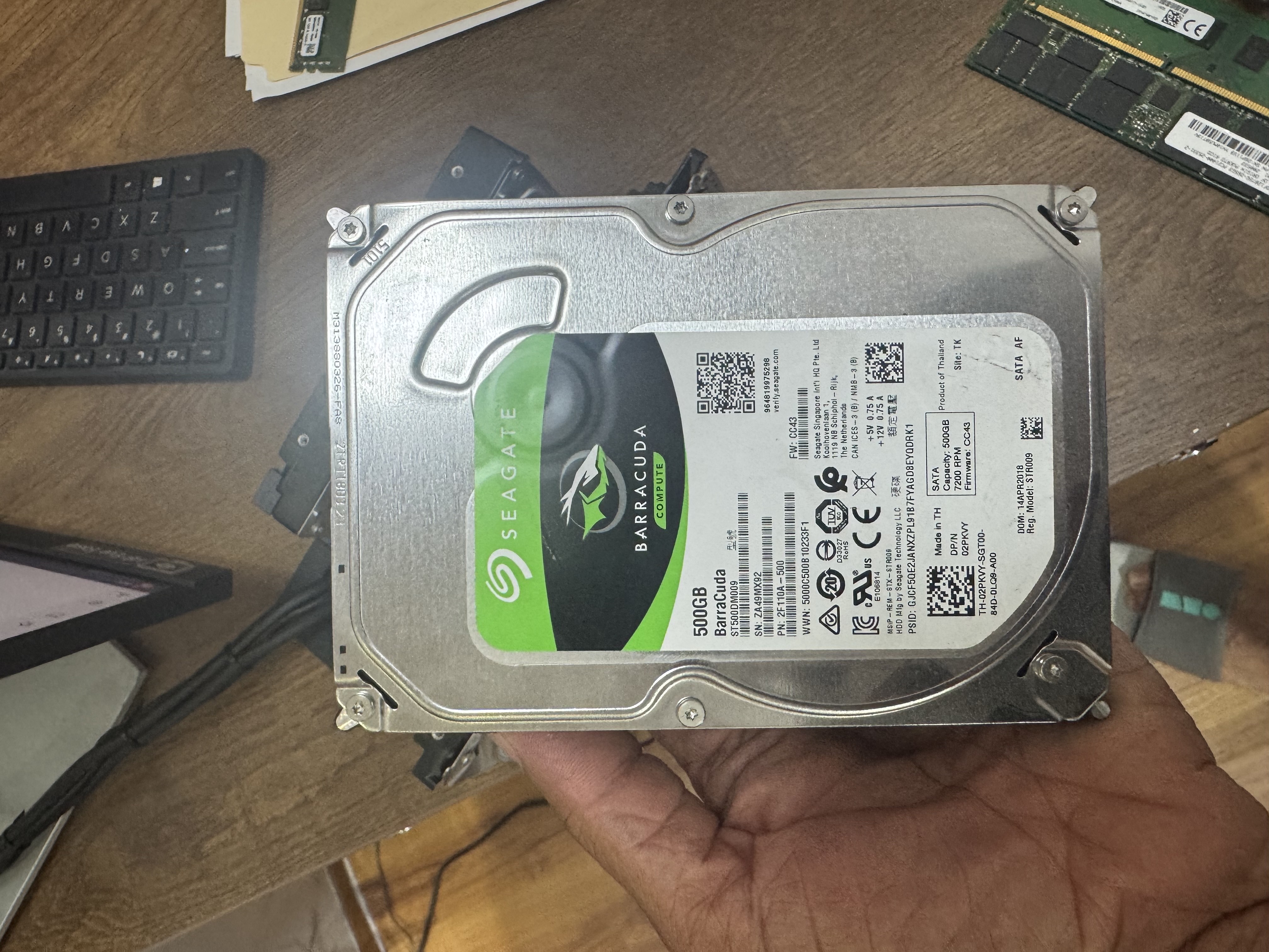computadoras y laptops - 💾 Disco Duro Seagate Barracuda 500GB – Rendimiento y Confiabilidad 🔹 3