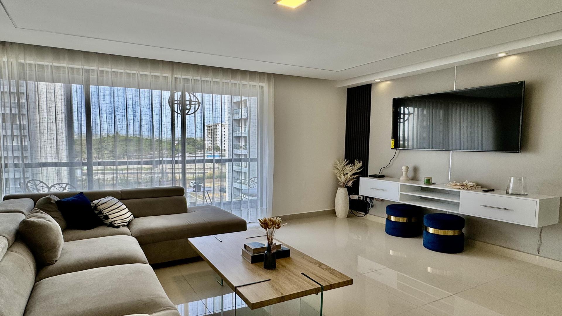 apartamentos - APARTAMENTO AMUEBLADO PROXIMO AL AEROPUERTO SANTIAGO 10