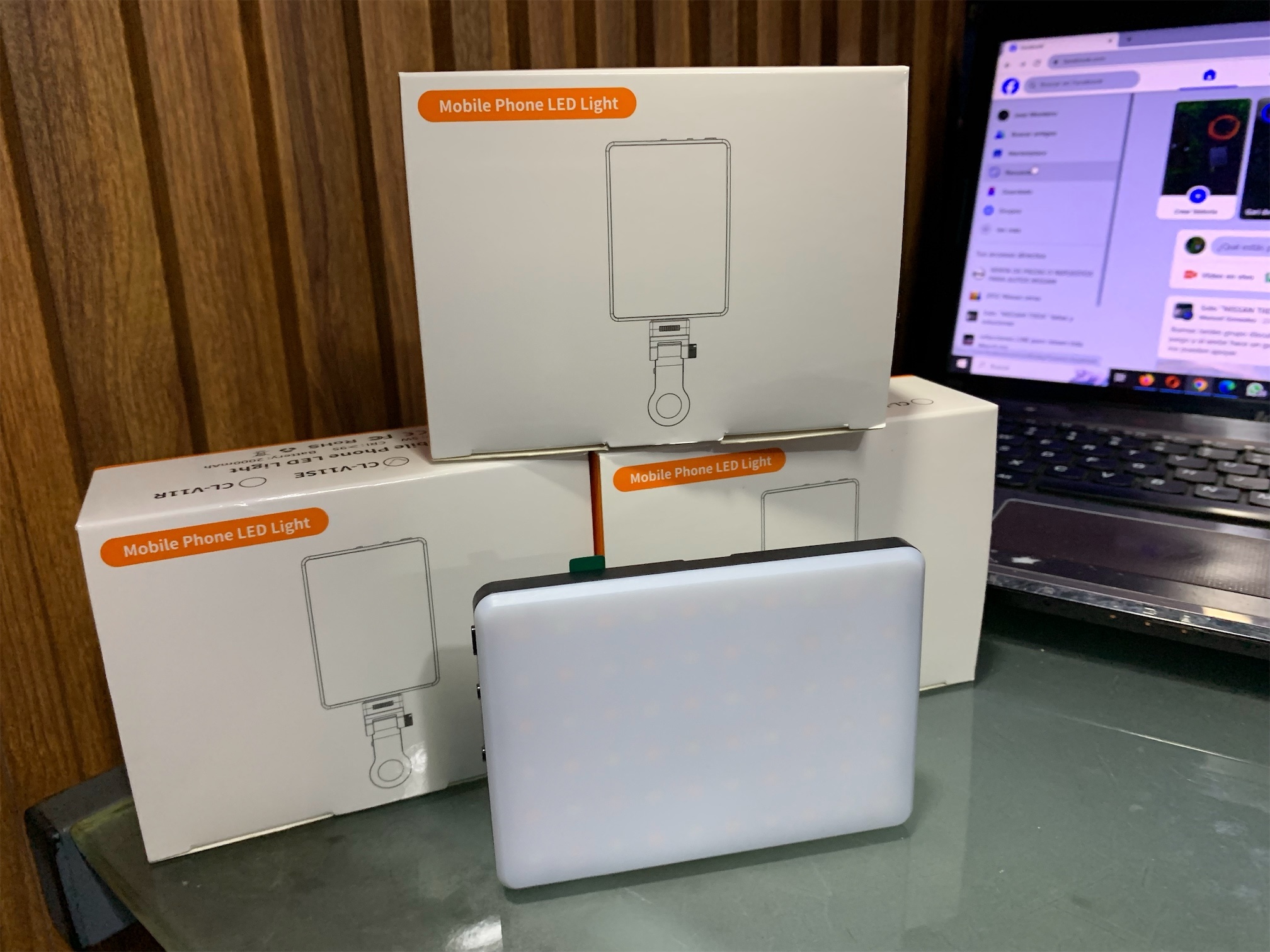 celulares y tabletas - luces LED para celulares  120LED recargable  7