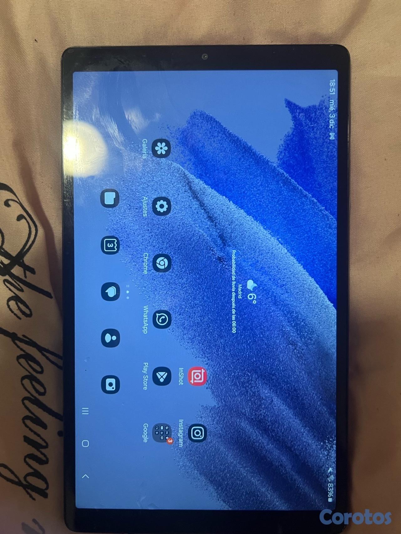 celulares y tabletas - tablet Samsung galaxy A7 lite  2