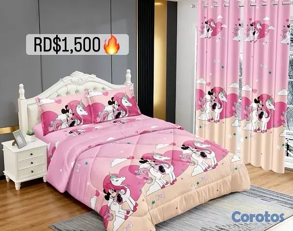 muebles y colchones - juego de colcha 5 piezas para cama de queen  4