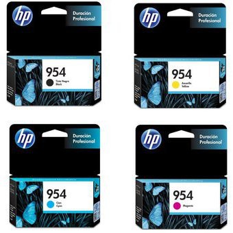 impresoras y scanners - CARTUCHOS HP EN TODOS LOS COLORES 954 PRINT CARTRIDGE  1