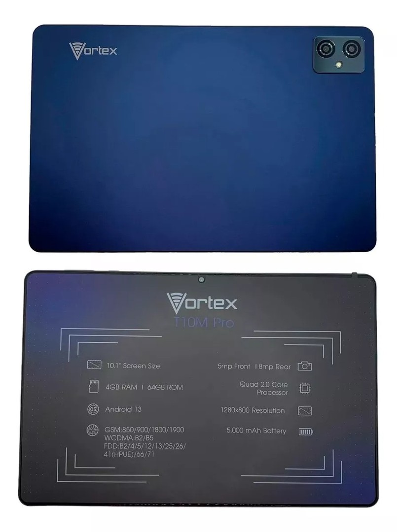 celulares y tabletas - TABLET VORTEX T10M PRO+ 3