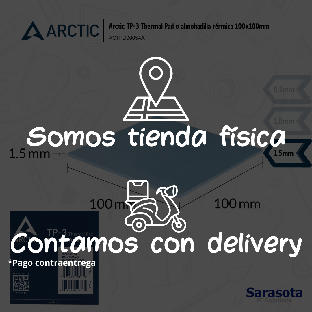 accesorios para electronica - Arctic Thermal Pad TP-3 Almohadilla térmica 1.5mm 2