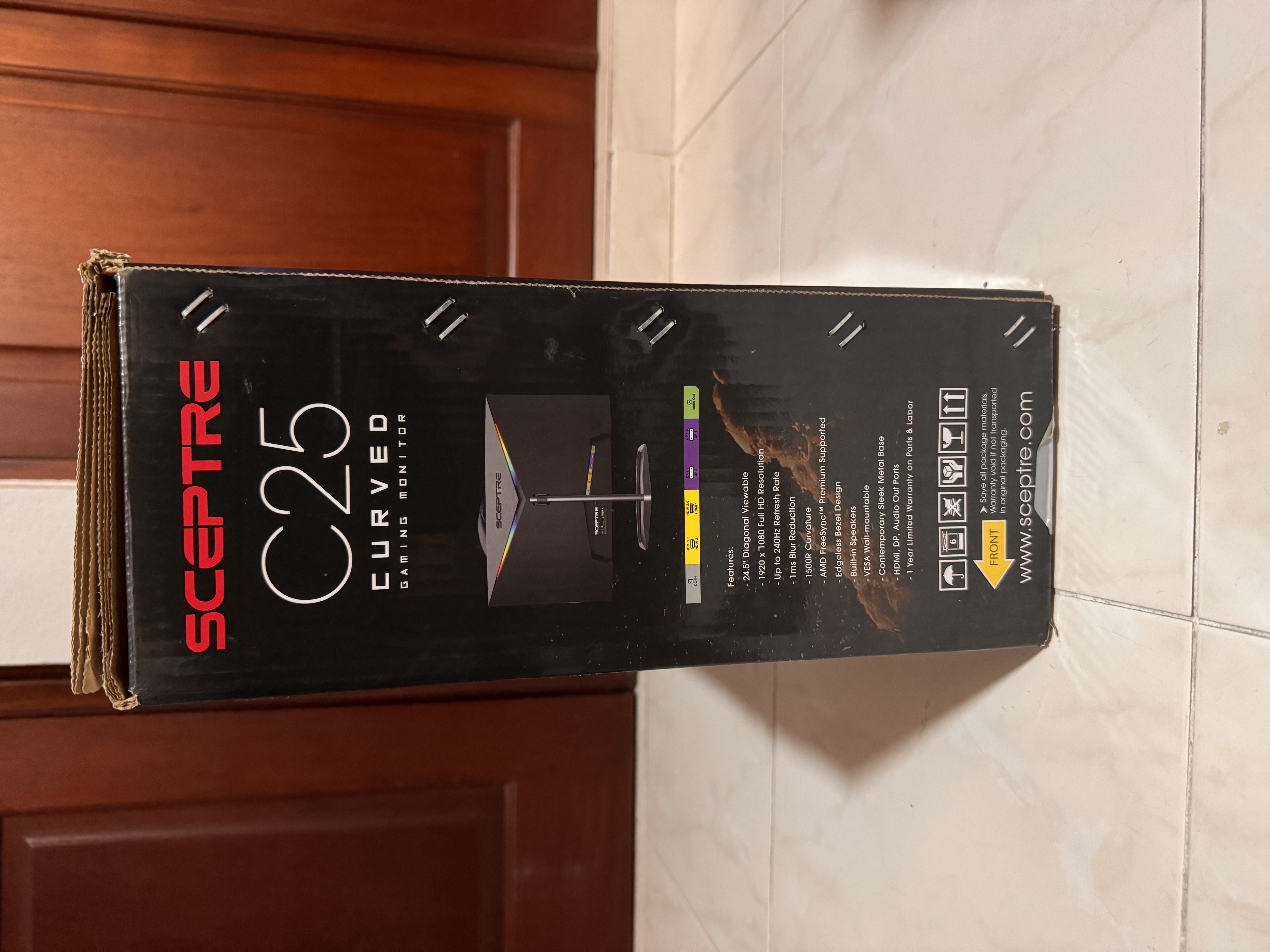 accesorios para electronica - Monitor Curvo 240 Hz 24.5 pulgadas FHD 2