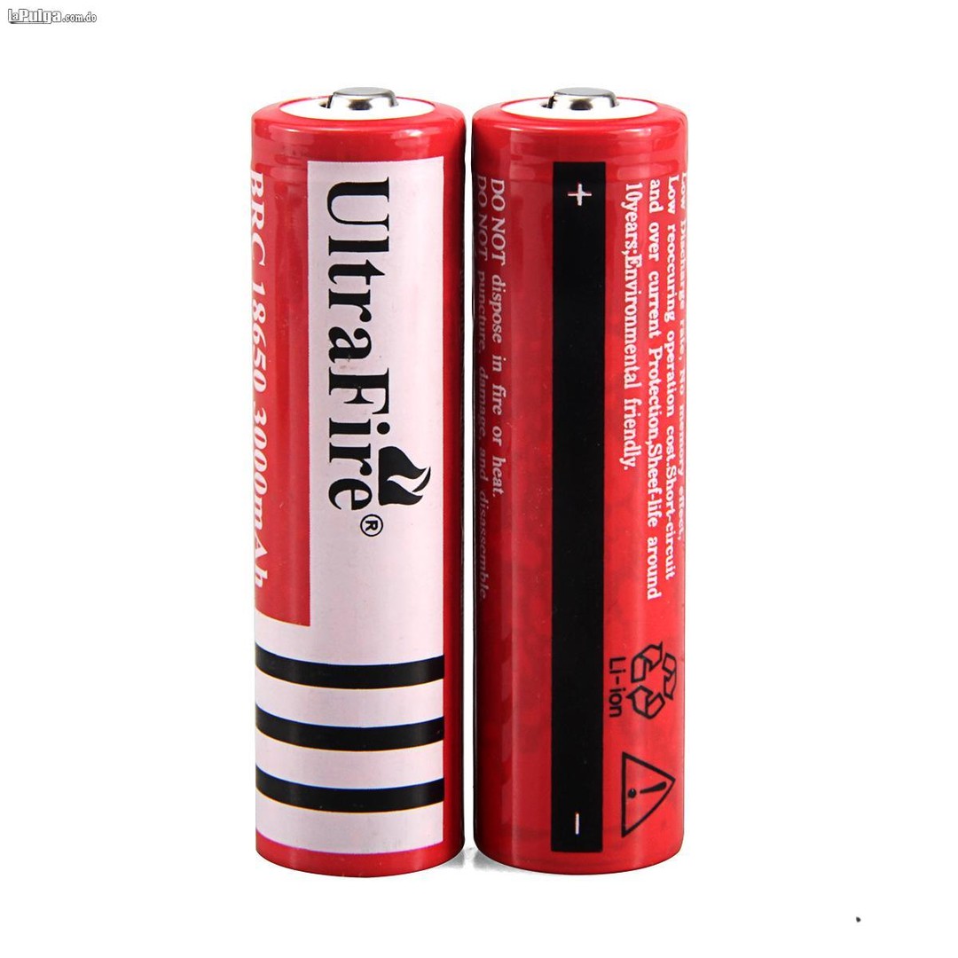 Artículos Deportivos - Bateria recargable 18650 ULTRAFIRE 3000 mAh.