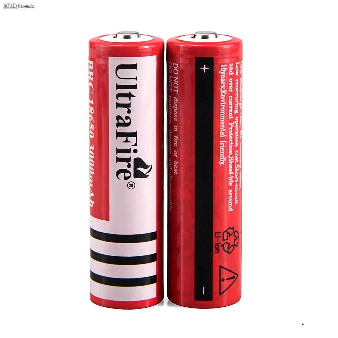 deportes - Bateria recargable 18650 ULTRAFIRE 3000 mAh.