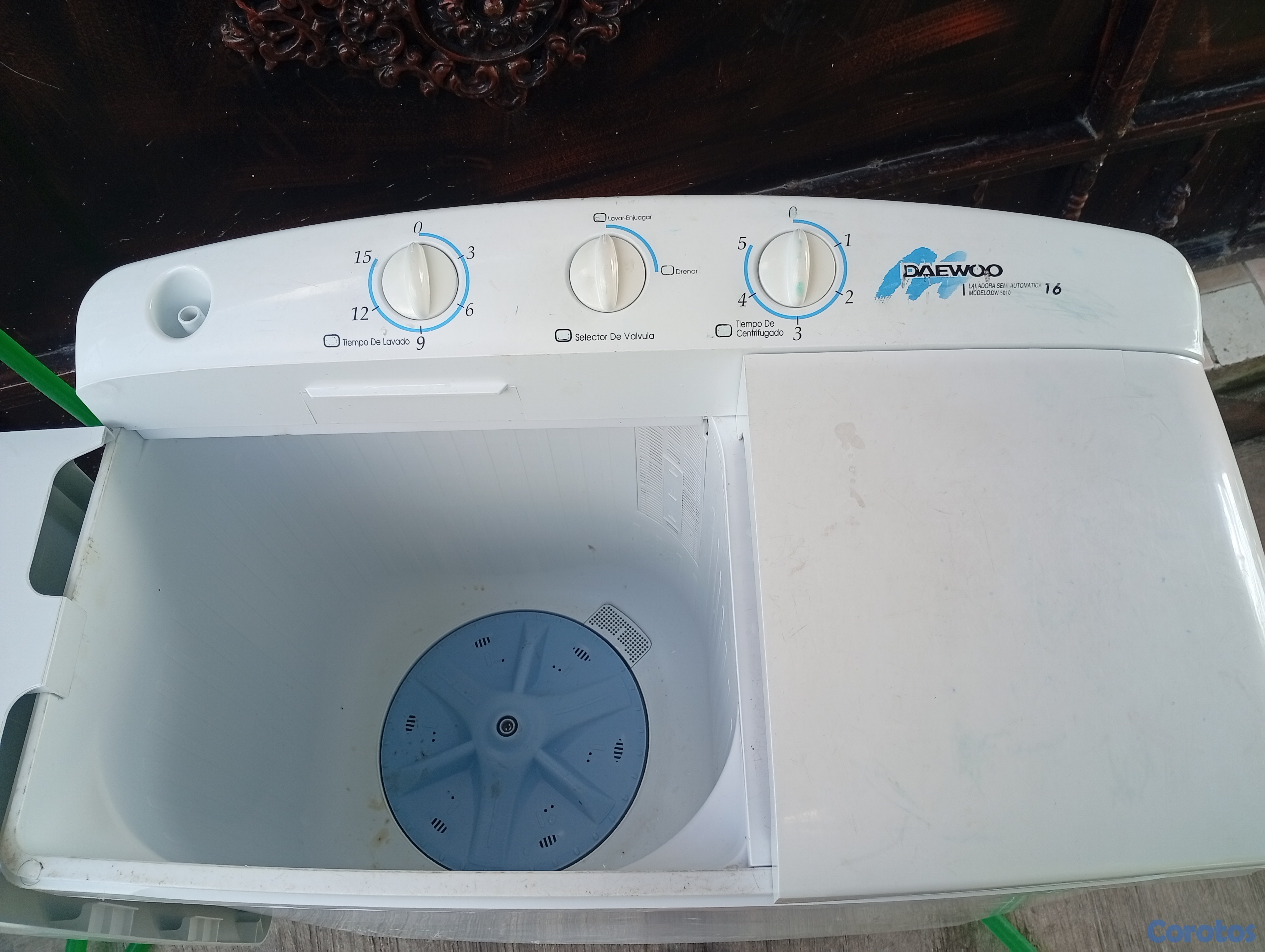 electrodomesticos - lavadora Daewoo 16lbs  4