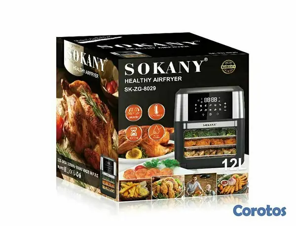 cocina - Freidora de aire 12 litros digital tipo horno 8029 3
