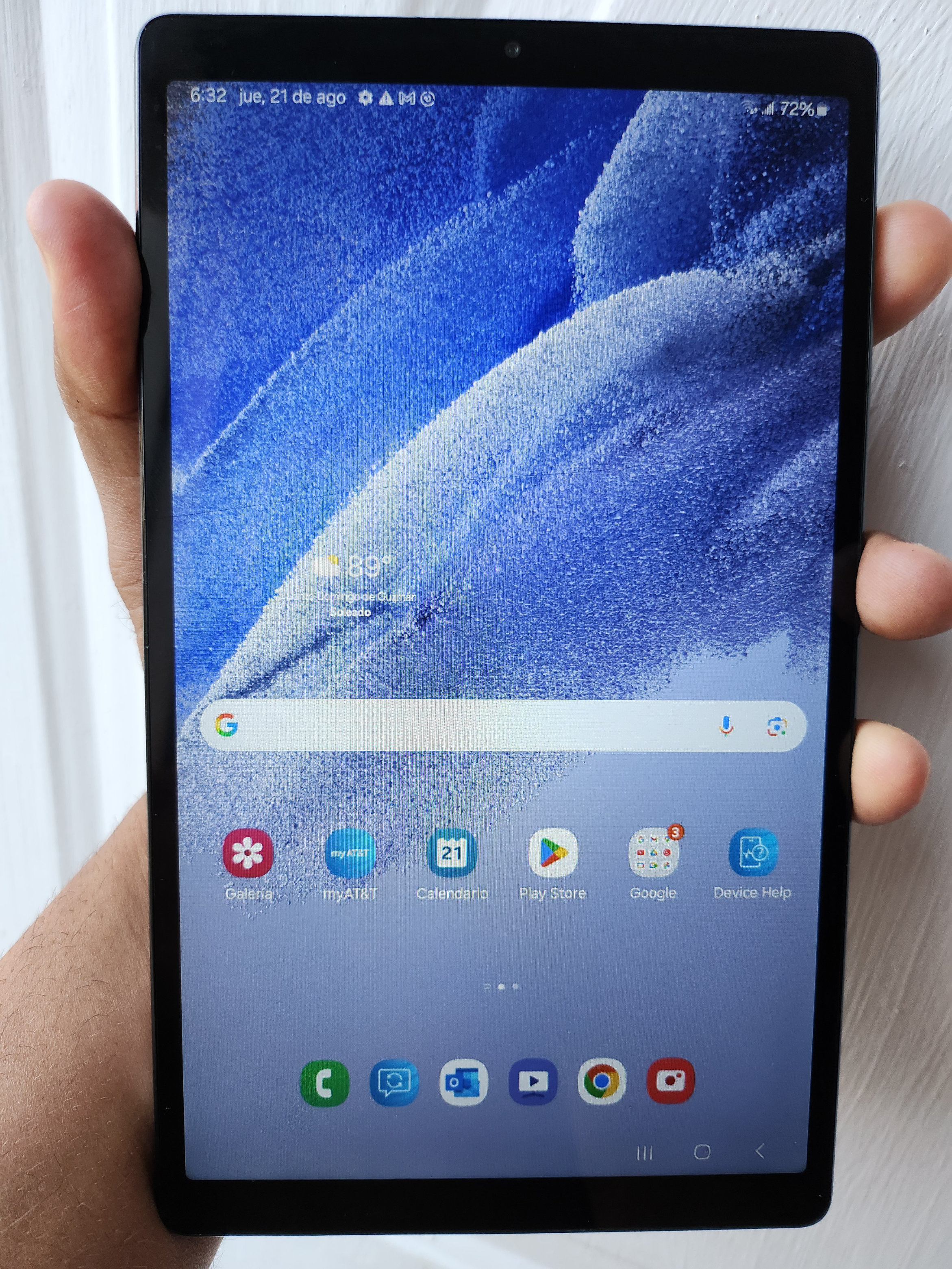 celulares y tabletas - samsung galaxy tab A7 lite desbloqueada coje todos los chips con android 14 6