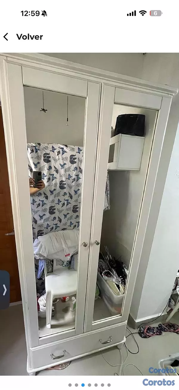 muebles y colchones - almario con espejo y gavetas  5