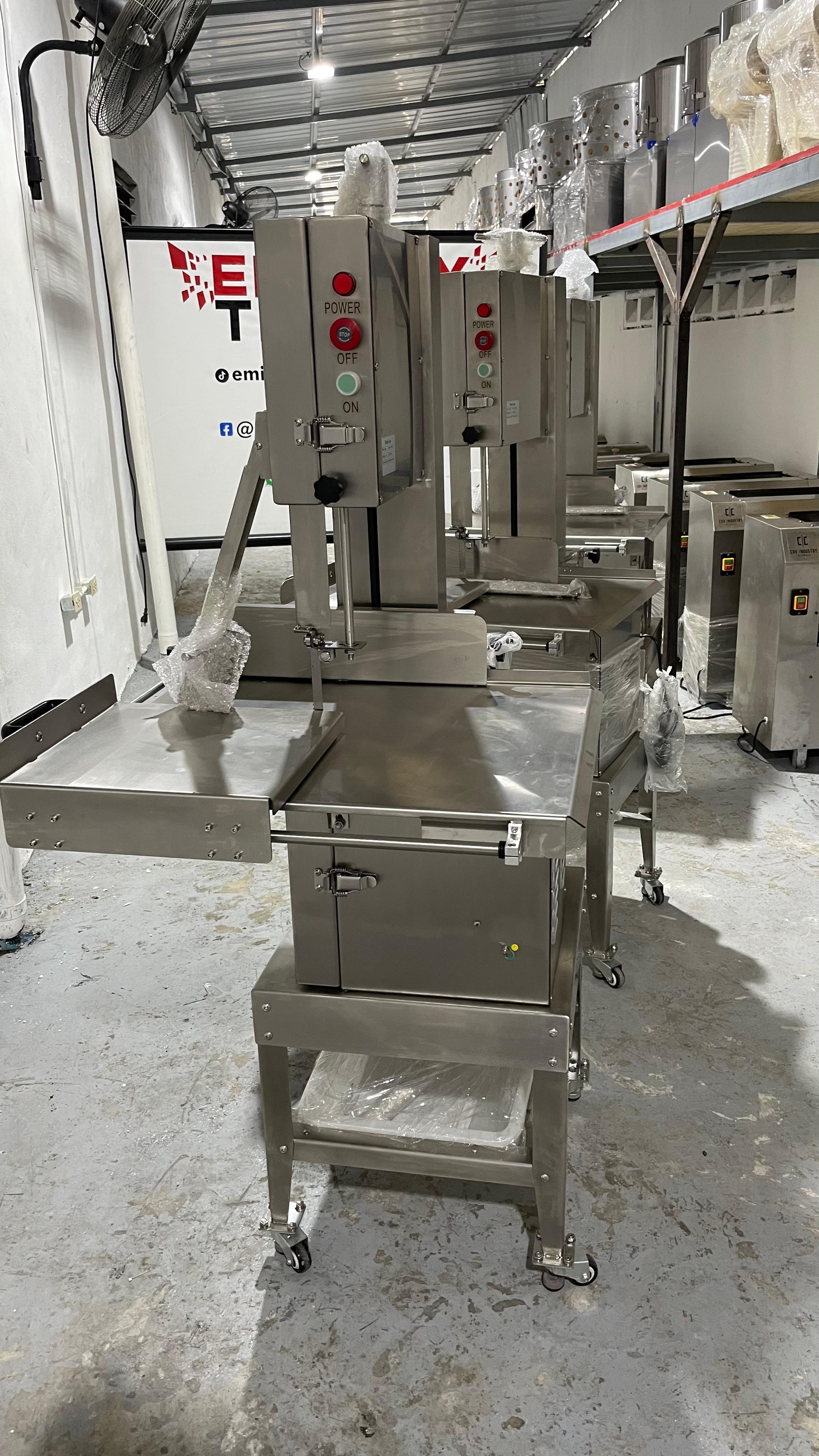 equipos profesionales - Sierra sinfin cortadora de carne hueso industrial 3