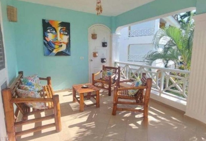 apartamentos - Venta Apartamento de 2 Habitaciones con Piscina, Playa Popy, Las Terrenas 4
