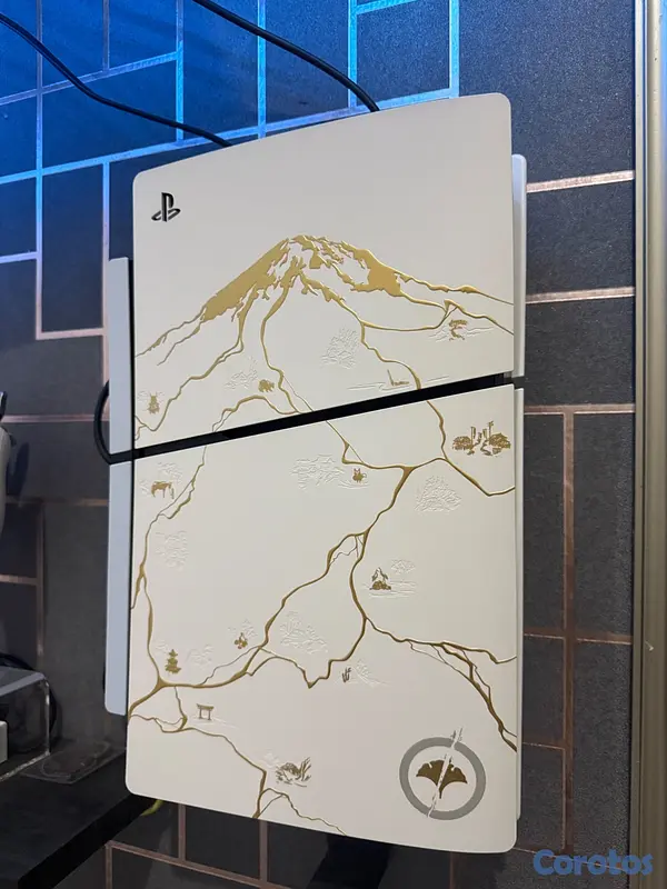 consolas y videojuegos - PlayStation 5 Slim de Disco limited edition (Ghost 2