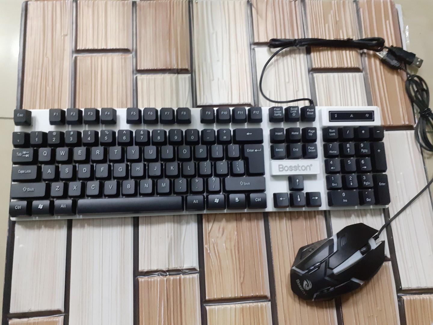 celulares y tabletas - Teclado y Mouse Gamer Bosston 8310 Retro iluminado 4