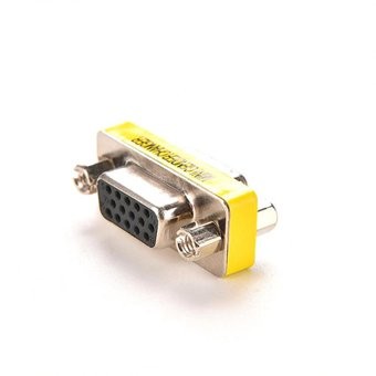 accesorios para electronica - Adaptador de unión VGA hembra a hembra 1