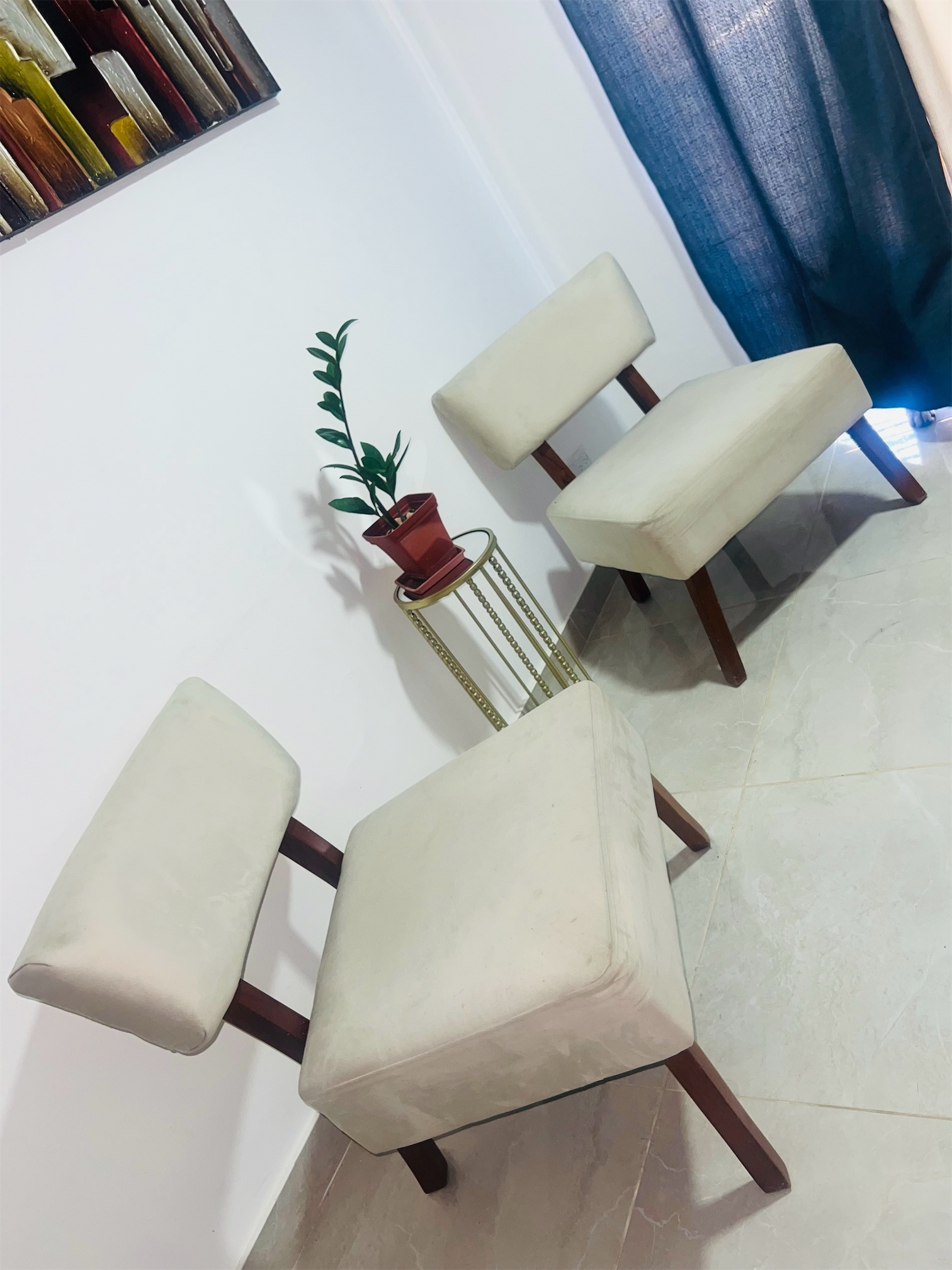 muebles y colchones - Butacas de caoba, ideal para sala de estar, pasillo o recibidor  6