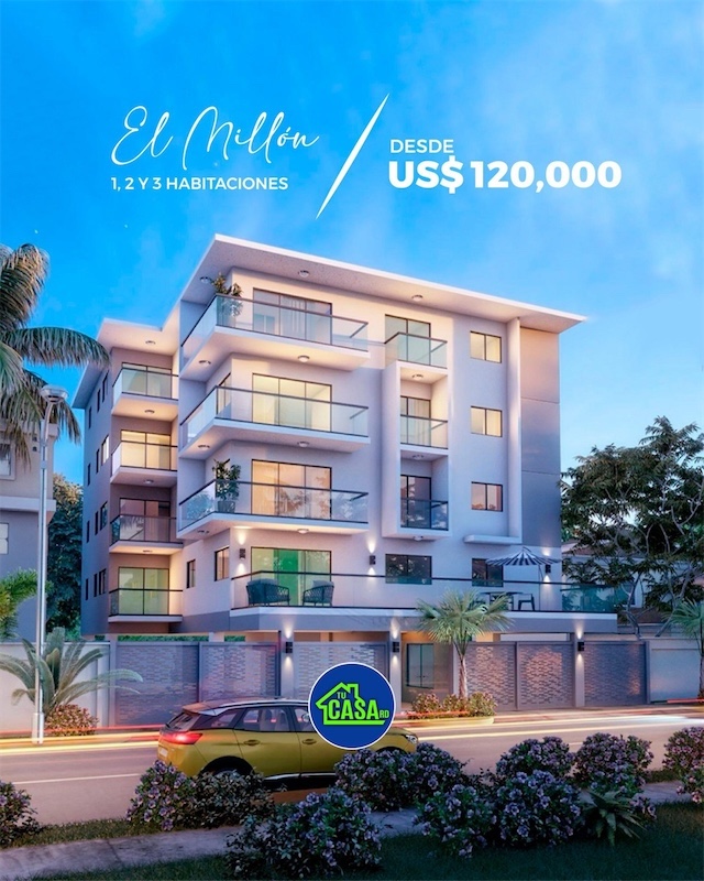 apartamentos - Excelente Proyecto de apartamentos en el Millon