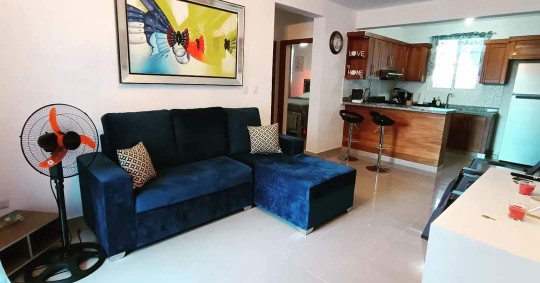 apartamentos - Airbnb AMUEBLADO 1er nivel por temporada cortas o largas ubicado dorado 1ro 2