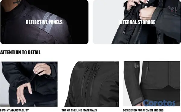 bicicletas y accesorios - Viking Cycle  Jacket de Protección de Moto –  XS 5