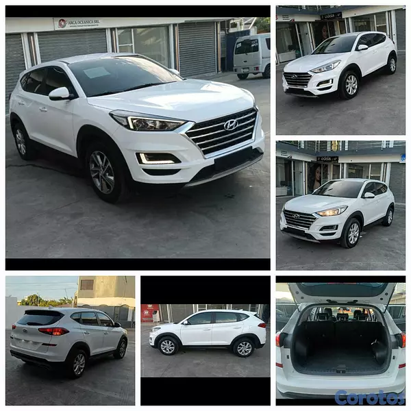 jeepetas y camionetas - HYUNDAI TUCSON 2020 BLANCO DIESEL 8