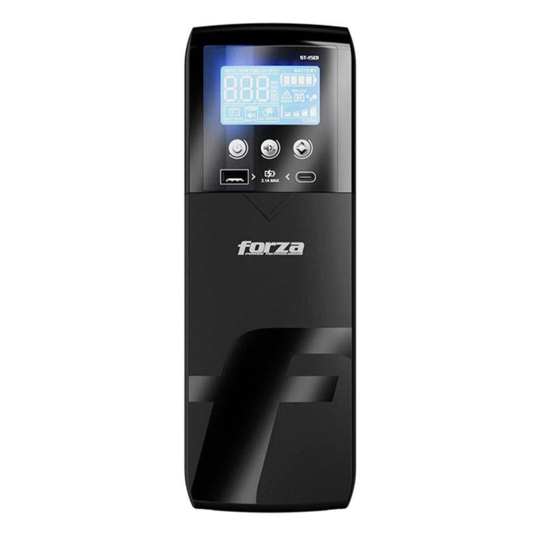 computadoras y laptops - UPS Inteligente Forza 1.5K / 900W con Pantalla LCD interactiva, 10 tomacorriente 1