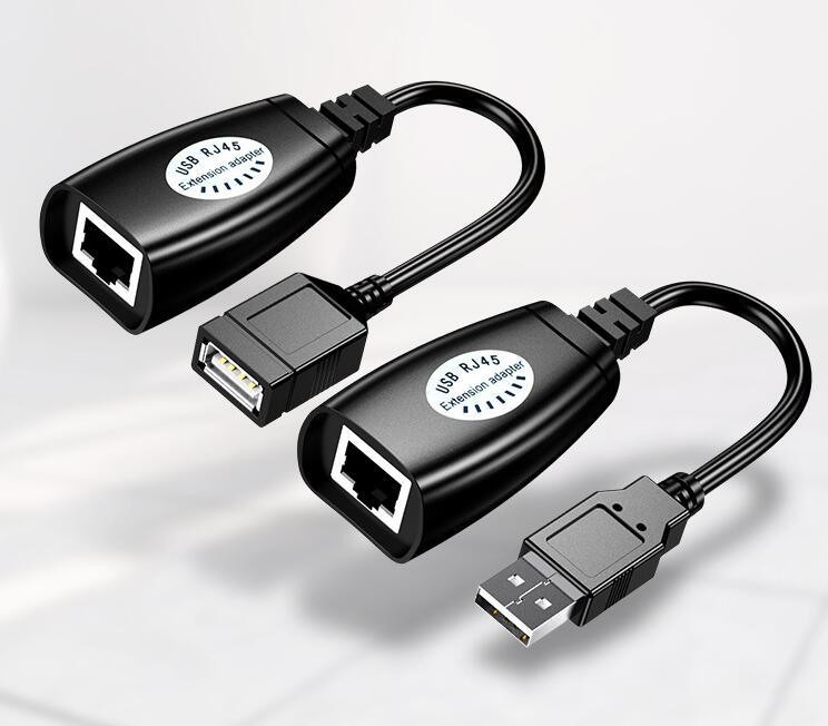 accesorios para electronica - USB adaptador de extensión rj45 (150 pies) 3