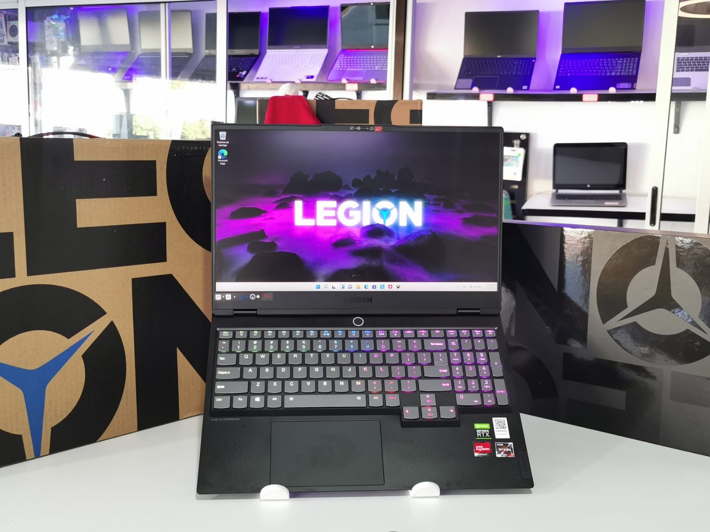 computadoras y laptops - Laptop Lenovo Legión S7 15ACH6 Ryzen 7
5800H 3.2GHz. 
16Gb Ram 1tb Ssd 12Gb RTX