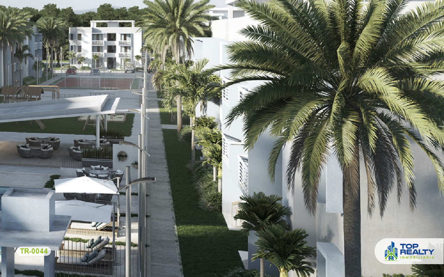 casas vacacionales y villas - TR-0044: Proyecto de apartamentos en Punta Cana,  zona de constante dinámica. 3