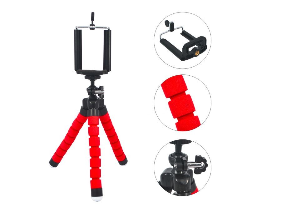 accesorios para electronica - Mini tripode flexible para camara profesionales y celulares.