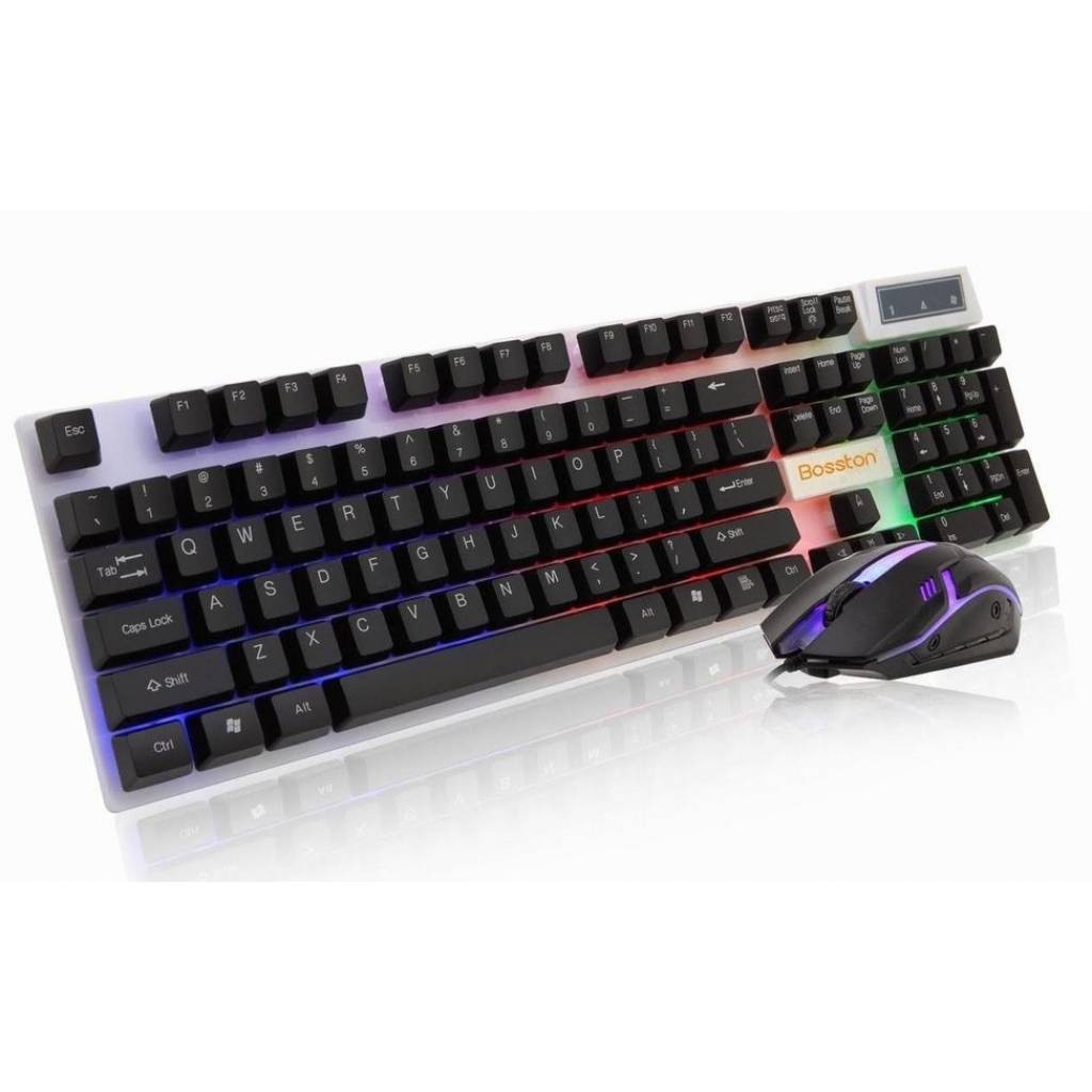 celulares y tabletas - Teclado y Mouse Gamer Bosston 8310 Retro iluminado