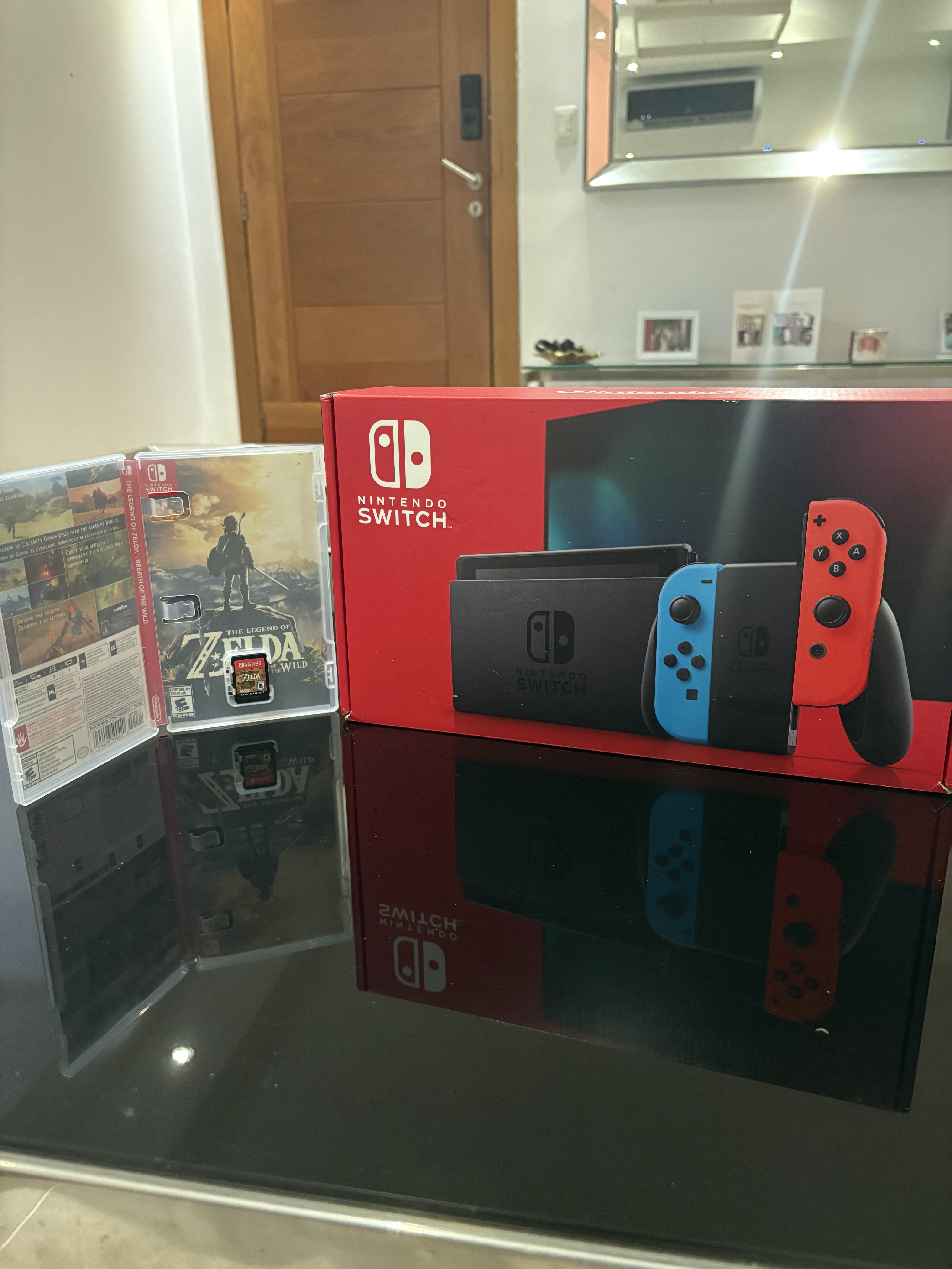consolas y videojuegos - Nintendo Switch + Zelda breath of the wild 0