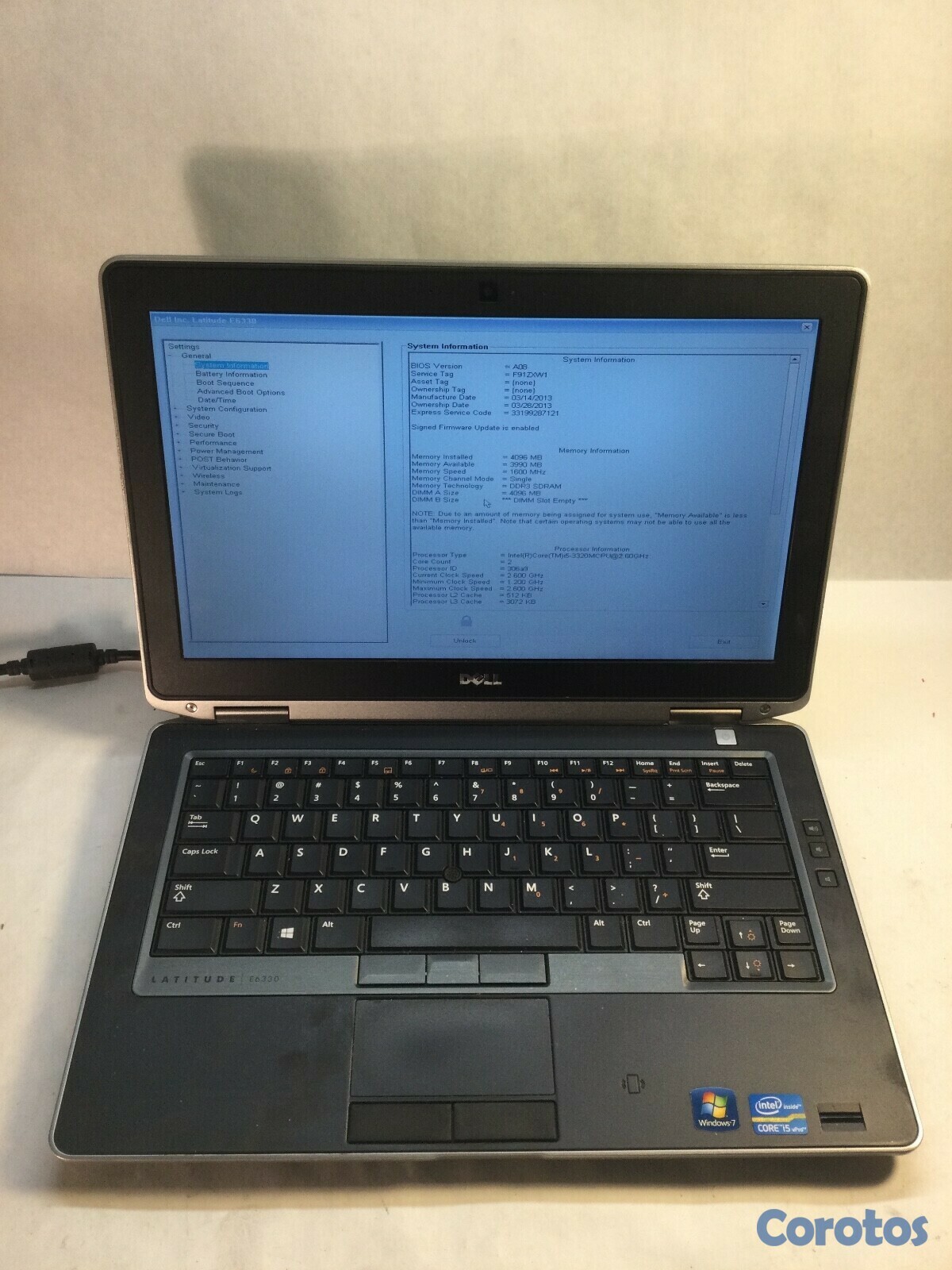 computadoras y laptops - laptop dell corei7 6g de ram 500g de disco duro 1